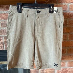 NWT Billabong Crossfire Submersibles Shorts in Khaki